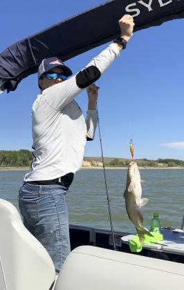“We went fishing at Swanson Reservoir and Mary (Johnson) ended up catching the most fish!” Connie Devine said.