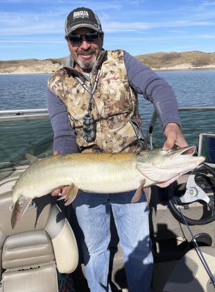 Jeri and Wade Edis had some fall fishing luck at Merritt!