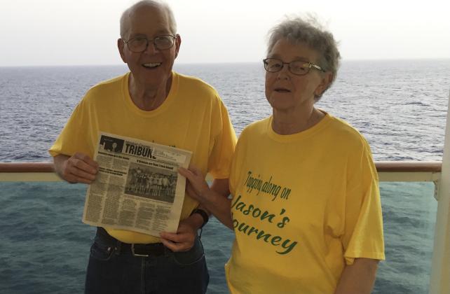 The Tribune was on two Caribbean Cruises this year - one with Russ and Lanita Evans in May...
