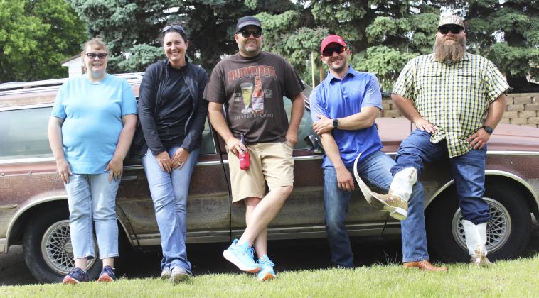 Class of 1998 - 25 years: L-r: Christina (Wright) Stieb, Shauna (Buchfinck) Donohoe, Wade Marsh, Mike Simonson, Eric Donohoe.