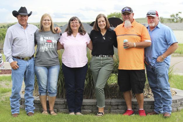 Class of 1983 - 40 years: L-r: Donnie Cox, Michele (Most) Needs, Patti (Leach) Converse, Julie Tucker, Ed Carr, Tim Hoatson.
