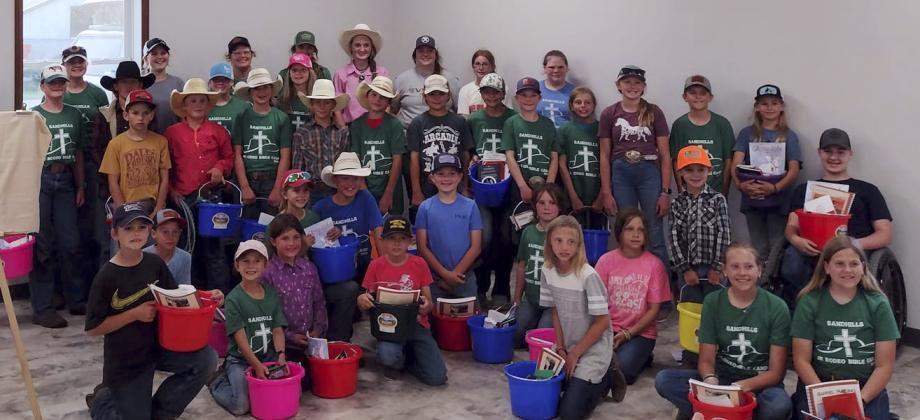 The Rodeo Bible Camp held in Mullen had 45 participants this year!