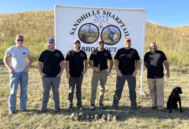 Shots Fired - 2nd place New Shooters team in grouse hunt.