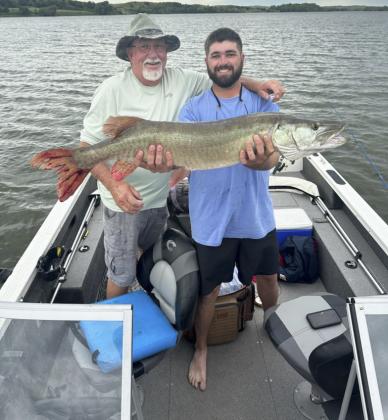 Chuck Anders was fishing with his grandson Shane Anders and caught this Master Angler musky!