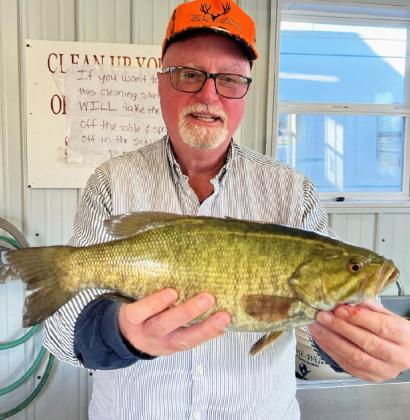 Dave Major said there was an exceptional fall bite for smallmouth bass at Lake Oahe, north of Pierre, South Dakota.
