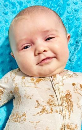 Bergen Paul, 11-6. Parents: JW &amp; Clara Schmid. Sibs: Quinley, 3, Huxton, 2. Grand: Paul &amp; Stacey Vinton, Bob Schmid, LeeAnne Taberski. Great: Cinda Falls, Bill &amp; Connie Downing, Margaret Anne Neal.