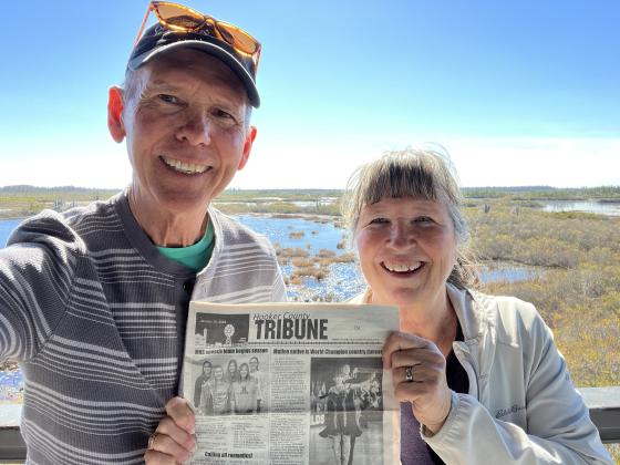 Daniel Osborn’s quest to run at least one mile in every state took he and his wife Shirley (and the Tribune!) on a couple different trips last year - Okefenokee Swamp, Folkston, Georgia.