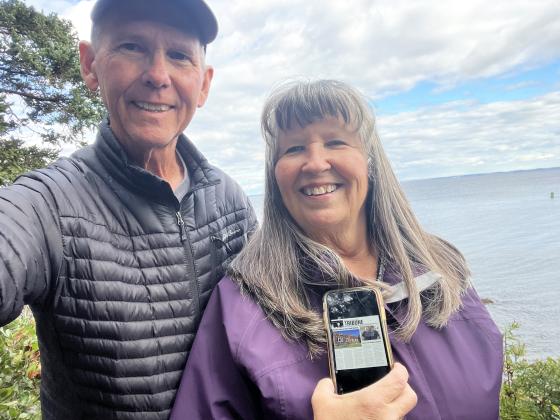 Daniel Osborn’s quest to run at least one mile in every state took he and his wife Shirley (and the Tribune!) on a couple different trips last year - Rockland Harbor, Maine.