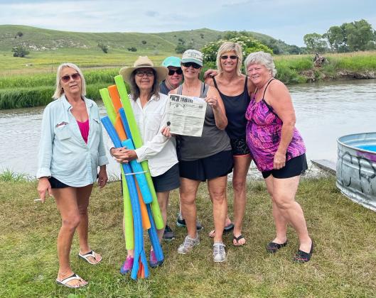 The ladies went on their 2nd annual tanking trip with the Tribune this past summer, submitting all kinds of photos from familiar places around the area! Pictured the day of their tanking trip, l-r: Tova, Ann, Janet, Terry, Kathy, Michele.