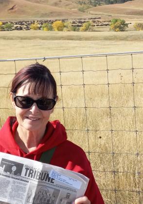 Terry Fisher saw all kinds of sights with the Tribune on a bus trip to South Dakota for the Buffalo Roundup.