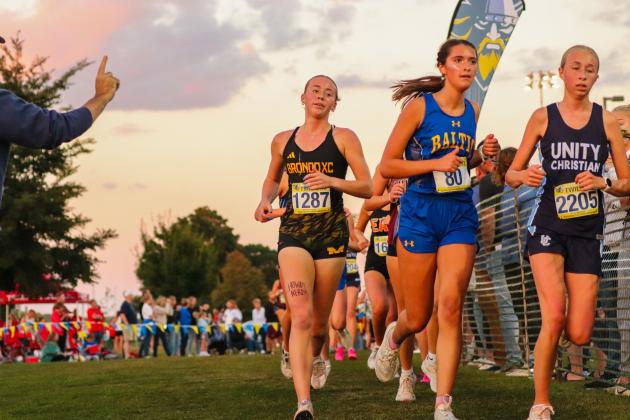 Harper Andersen competing in Sioux Falls, South Dakota, last week.