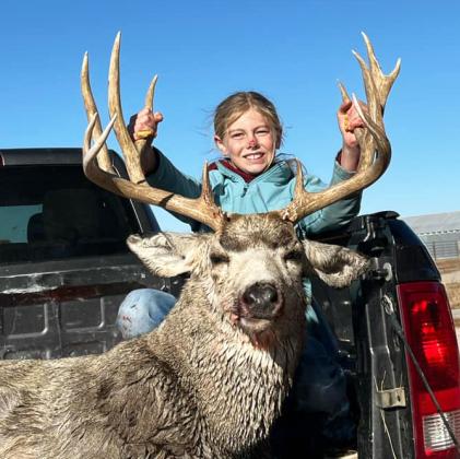 Kendall Phipps’ deer during opening rifle weekend.