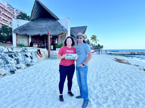 Matt &amp; Carolee Brown began 2024 with a January trip to Cozumel.