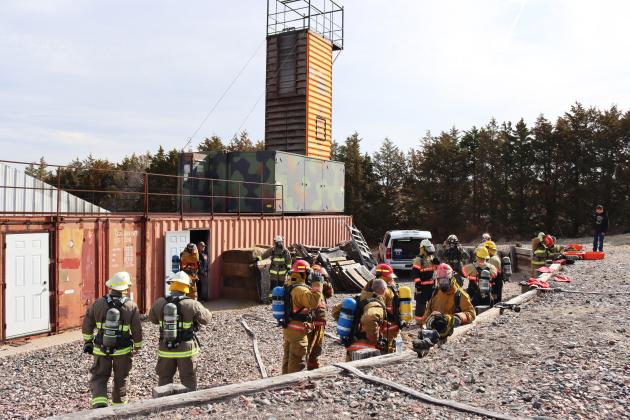 Mullen Fire Chief Tyler Cash said they use the maze part of the training facility every year, but it had been several years since the facility was used for live fire.