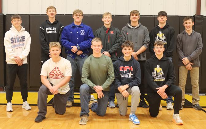 Boys basketball, back, l-r: Ben Werner, Jackson Vinton, Daniel Wright, Alex Werner, Jacob Walker, Cian Connealy, Hunter Brown. Front: DJ Coetzee, Hayden Morrison, Braylon Kuncl, Jack Coble. Not pictured: Brandon Hardin and Nicholas Gonzalez.
