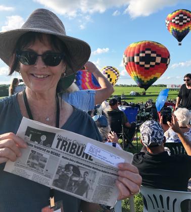 Terry Fisher at the National Balloon Classic in Indianola, Iowa.