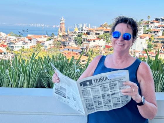 Heidi Piccini in Puerto Vallarta, Mexico, last January.