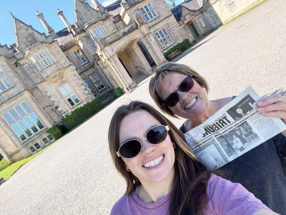 Amber Wright and Nancy Wright in Killarney, Ireland.