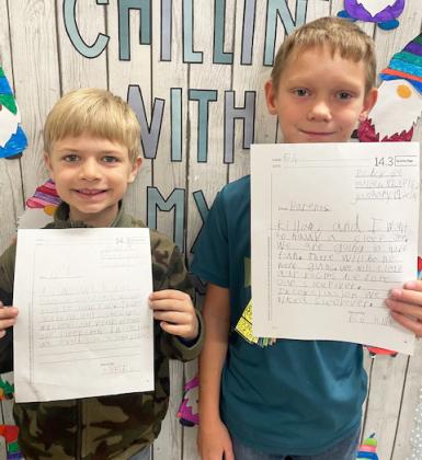 2nd graders write persuasive letters