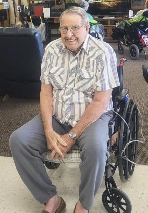 Robert Prentice during restorative exercises.