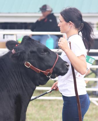 Fayth Brown won Overall Grand Champion Beef.