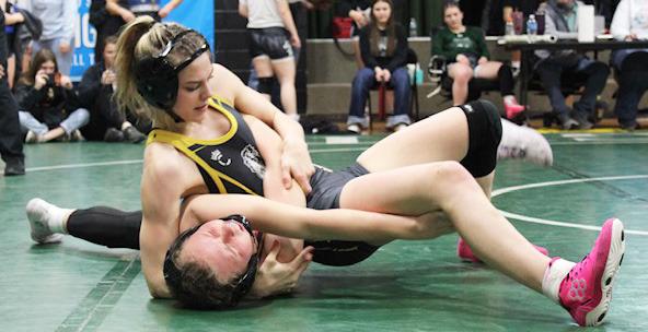 Georgia Wingebach competing at Dunning last Saturday. Tami Miller