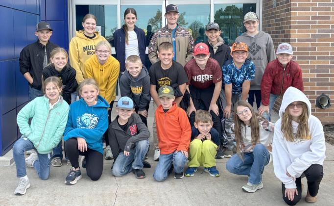 Pictured back, l-r: Colin Connealy, Maci Walz, Abby Gracey, Hayden Morrison, Gunner Brown, Justin Kraus. Middle: Kendall Phipps, Ava Walz, Weston Ourada, Carson Hegland, Collin Donohoe, Caleb Deibler, Jedd Kraus. Front: Lillian Ericksen, Ella Walz, Tripp Jewell, Ryden Ourada, Cooper Phillips, Keira Kearns, Taylor Cash. Kara Connealy