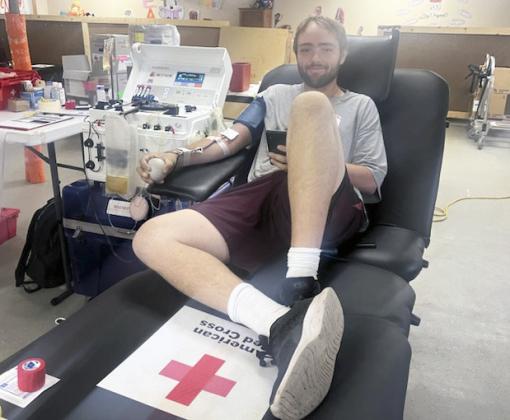 30 units collected at blood