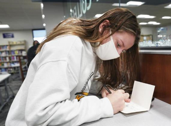 NPCC students send holiday cheer
