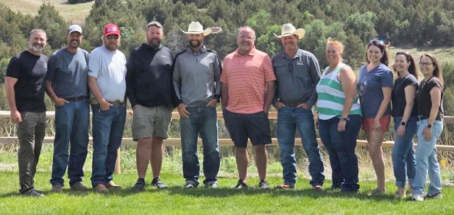 Class of 1996 - 30 years: L-r: John Howell, Chris O’Brien, Stan Daniels, Ryan Anderson, Shane Daniels, Kyle Hoyt, Aaron Simonson, Wendy (Hicks) Michels, Crystal Hardy, Brandie (Neumeyer) Harvey, Sara (Marks) Graybill. courtesy photo