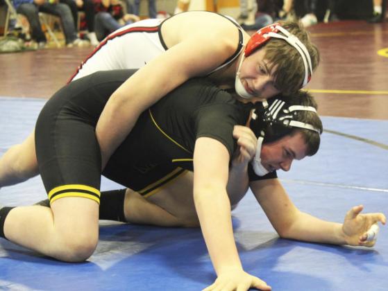 Owen Thorberg competing last week at the South Loup Invite.