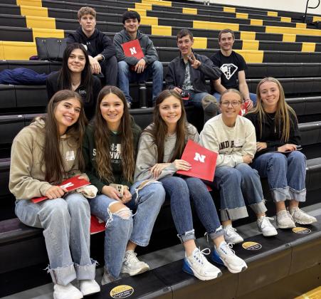 Pictured back, l-r: Georgia Wingebach, Brandon Hardin, Nicholas Gonzalez, Hunter Brown, Jason Kraus. Front: Ella Rice, Ady Hampton, Kalli Licking, Riley Hegland, Harper Andersen. Kara Connealy