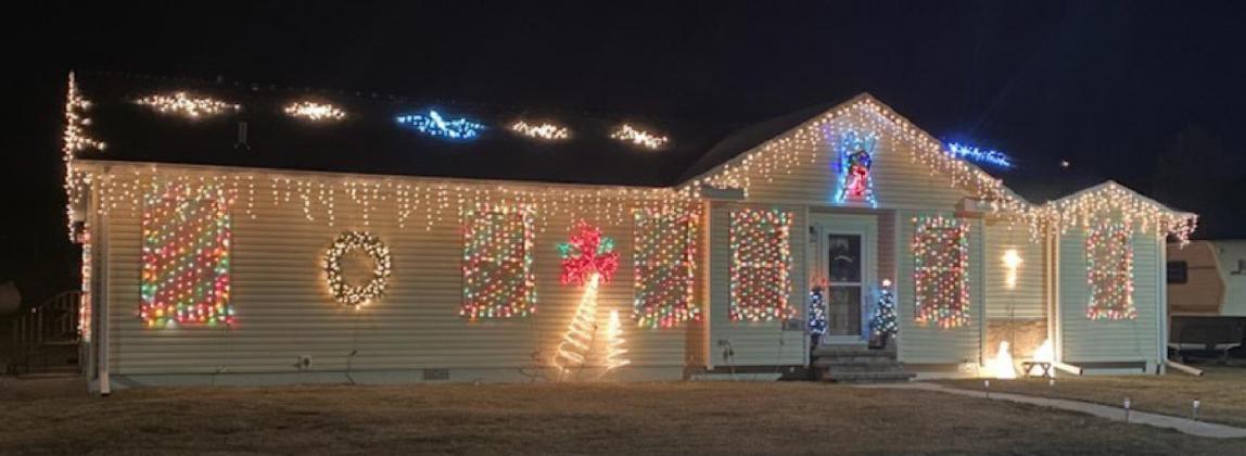 Neal and Cecilia Hayward - 1st place in the home category. courtesy photos