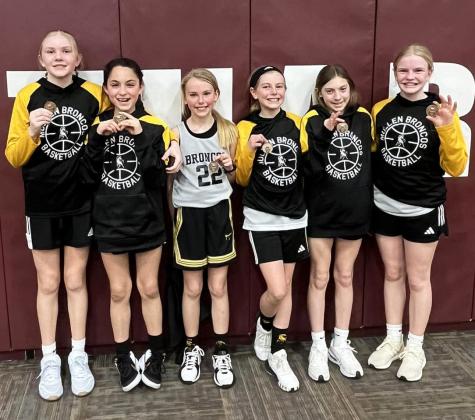 5th/6th grade girls place 3rd at Stuart