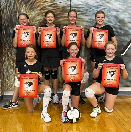 Youth volleyball teams place 2nd