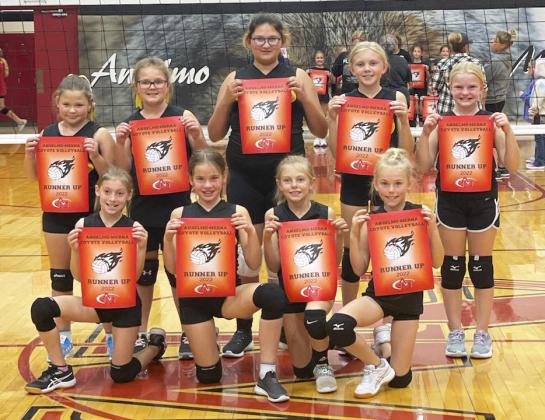 Youth volleyball teams place 2nd