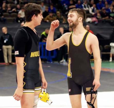 Jarren and Jacob after their match.