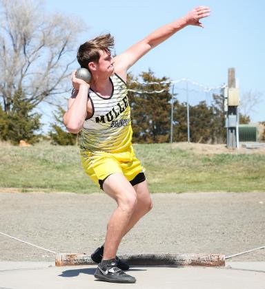 Tate Kvanvig placed 4th in the shot put last week at Arnold.