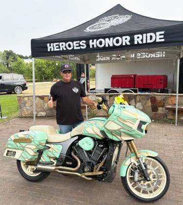 Peters honored at Heroes Honor Ride
