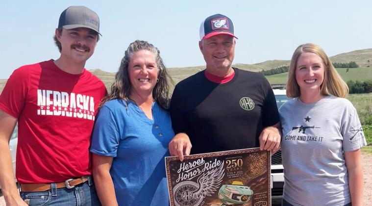 Todd Peters is pictured with his wife Jennifer and their children, son Brandon and daughter Erica. courtesy photo
