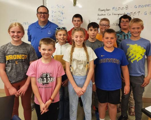 Mullen STEM Club hosted a guest speaker for the last STEM Club meeting of the year on April 9. Shawn Jacobs, the Warning Coordination Meteorologist from the National Weather Service in North Platte, came to talk to the kids about weather forecasting.