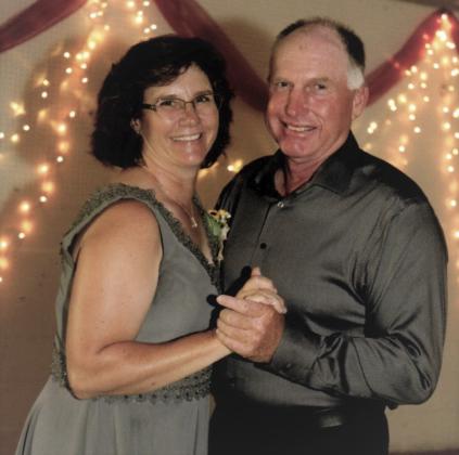 Stuart and Leah Carson at their daughter’s wedding on Aug. 1, 2020. courtesy photo