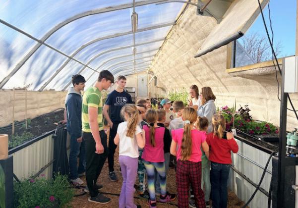 2nd grade visits thermal greenhouse