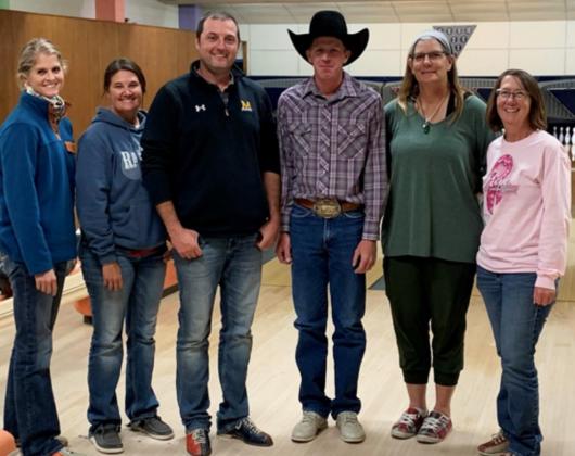 Pictured l-r: Lacy Hebbert, Grant County; Kris Rasmussen, Thomas County; Ryan Ridenour, Hooker County; Jay Holthus, Grant County; Trish Weber, Blaine County; Rhonda Dailey, Thomas County. Not pictured: Scott Finney, Hooker County; Amy Goodrich, Blaine County.