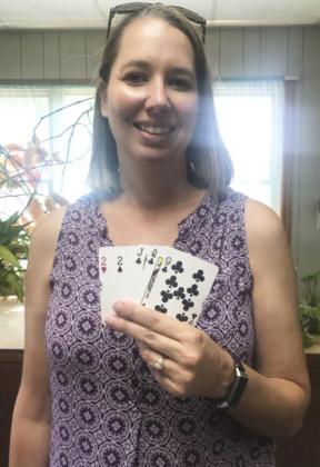 Vicky Earl wins Shop Local Poker Run