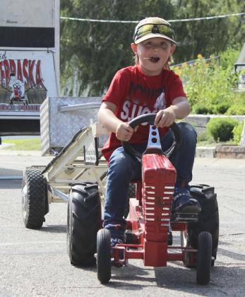 Kayden Evans - Pedal Tractor Pull.