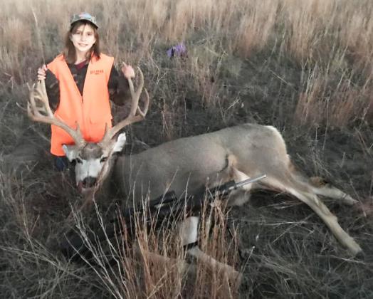 Rainne O’Brien’s first deer - a 5x11!