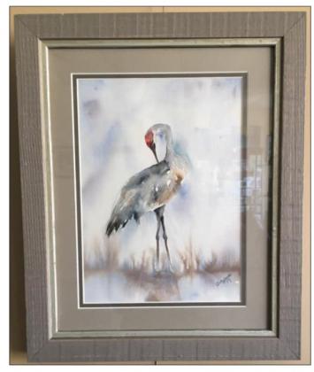 Graceful Beautiful Day, watercolor painting by Cindy Brader.