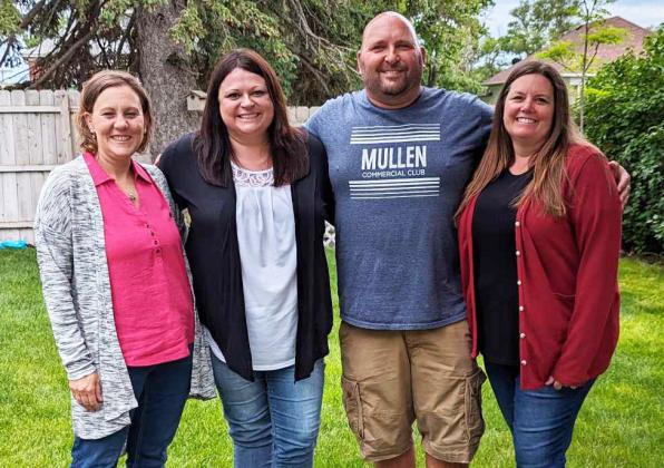 Class of 1999 - 25 years: L-r: Kippy (Northcutt) Missing, Nicole (Hardy) Schultz, Casey Phillips, Lori (Brost) Jensen.