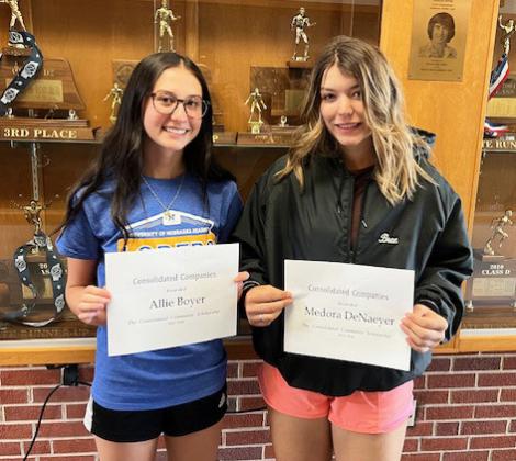 Allie Boyer (left) and Medora DeNaeyer. courtesy photo